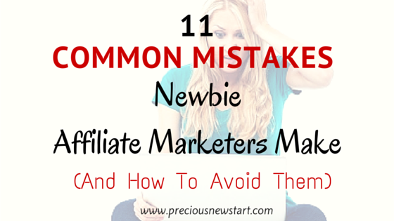 common affiliate marketing mistakes