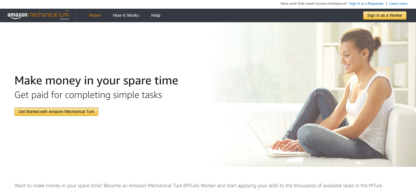 amazon mturk worker ways to make money online with amazon mturk
