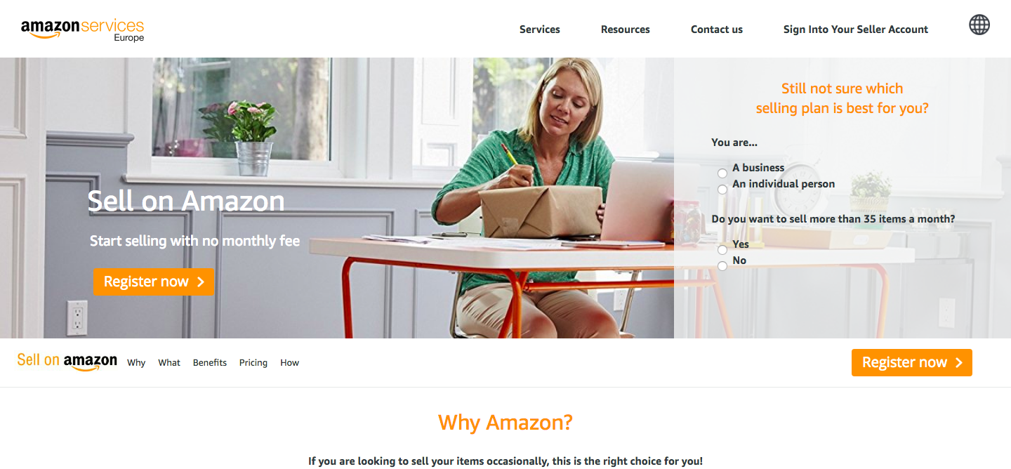 amazon seller central homepage ways to make money online with amazon seller central