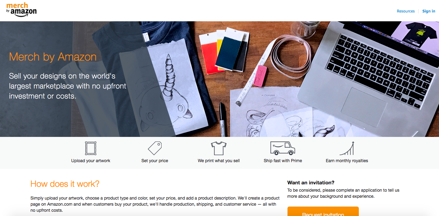 merch by amazon ways to make money online with merch by amazon