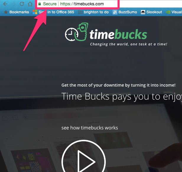 timebucks SSL secure