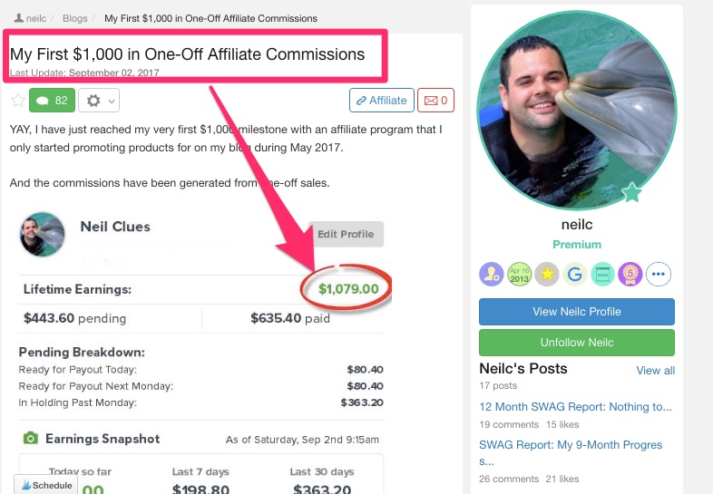 what is the wealthy affiliate black friday special offer - wealthy affiliate success story 3