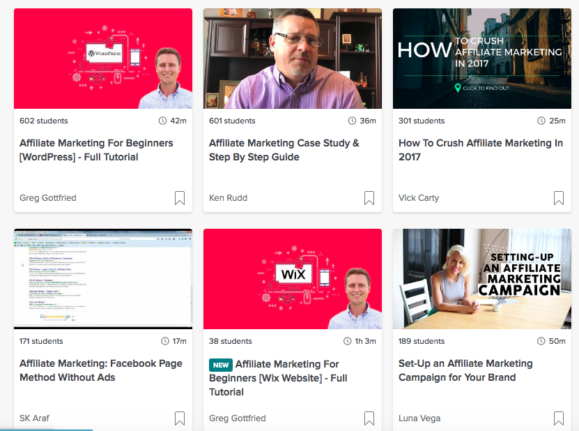 skillshare learn affiliate marketing basics for free