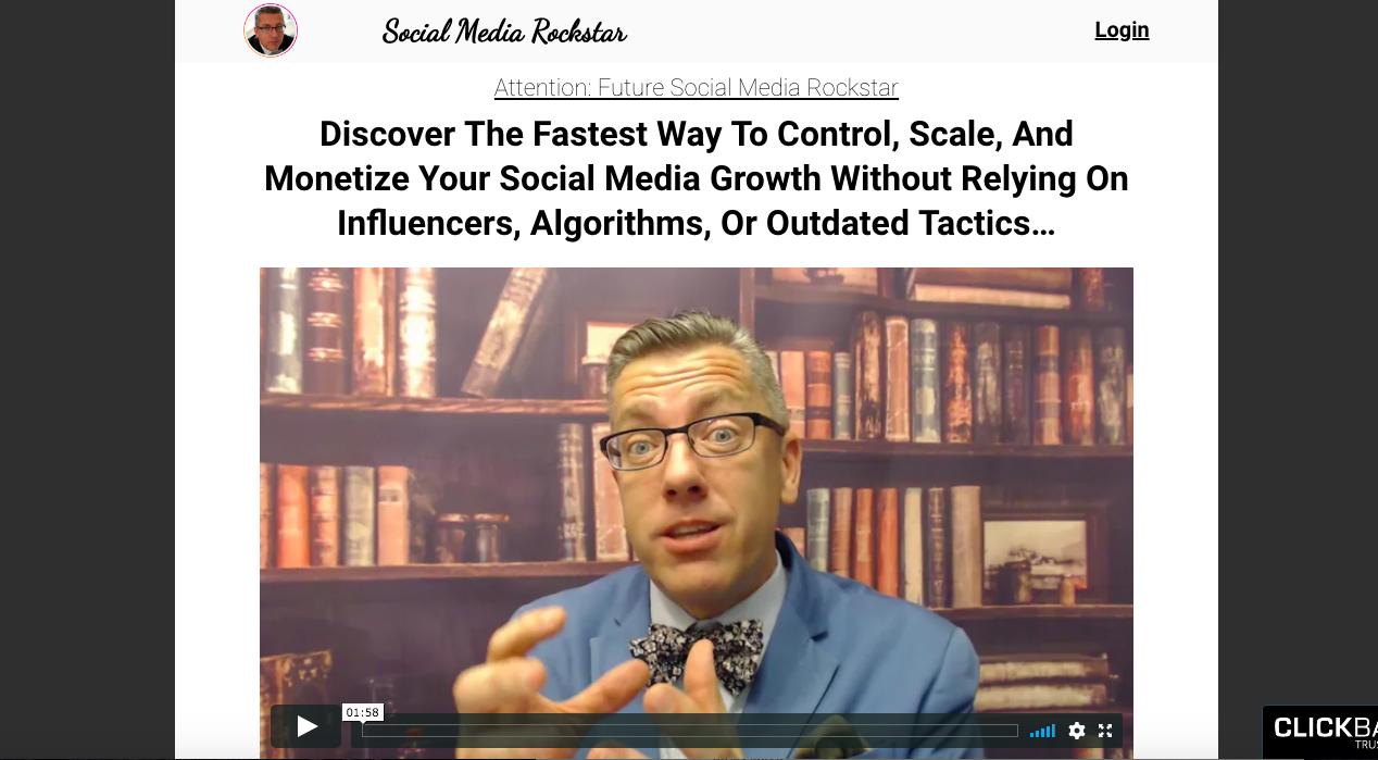paul getter's social media rockstar review sales page