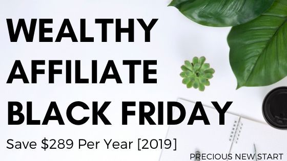 what is the wealthy affiliate black friday offer 2019